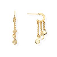 Orecchini Amen Donna Fortuna in Argento ORLAFOG - ORLAFOG